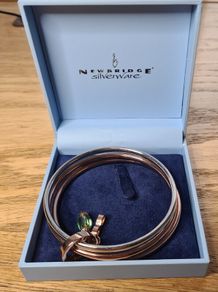 Newbridge Rose Gold and Silver Bangle