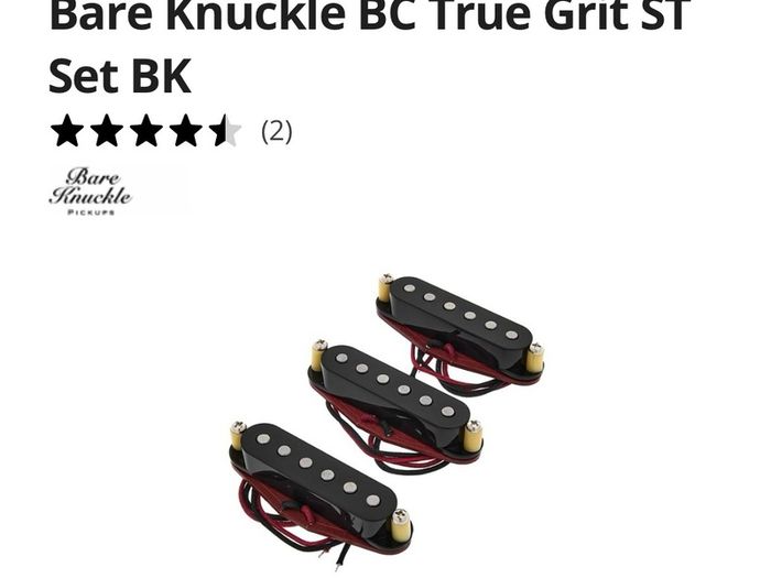 Bare Knuckle Boot Camp BC True Grit ST Set Single Coil fender Stratocaster pickups Set neck middle bridge electric guitar parts accessories