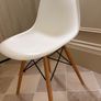 Eames style white dining chairs - 10 available Image 2