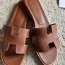 Hermes Oran sandals size 37 Image 4