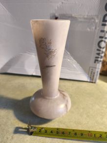 Vintage Alabaster Bud Vase Alabastrons San Jose Artesanos Made In Spain