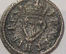RARE! Irish Farthing 1616-1621