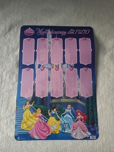 Disney Multiplication Table