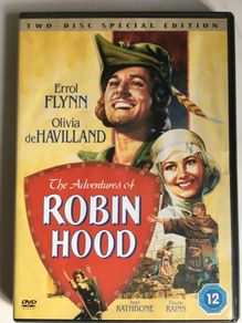 The Adventures Of Robin Hood [1938] Errol Flynn, Olivia de Havilland, Claude Rains, Eugene Pallette, & Basil Rathbone [Movie 2xDVD] Academy Award Winner