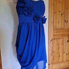 Size 10 Cobalt Blue Strapless Dress