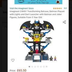 Imaginext Transforming Batcave