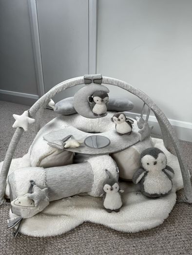 Wish Upon a Cloud Playmat Bundle with Tummy Time Roll, Sit & Play
