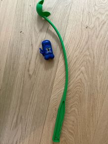 Dog ball thrower and bag dispenser
