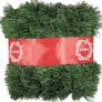 52Feet/16M Christmas Garland Decorations - Non-Lit Soft Green Holiday Decor for Outdoor or Indoor Use - Home Garden Artificial Greenery or Wedding Party,Stairs Image 2
