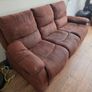 3 seater recliners x2 Image 5