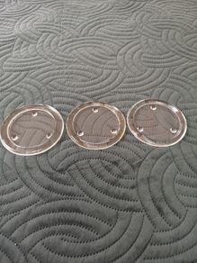 Glass Candle holders or coasters