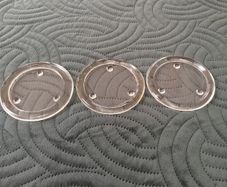 Glass Candle holders or coasters