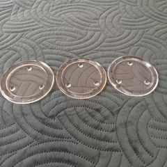 Glass Candle holders or coasters