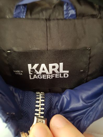 Karl Lagerfeld Real Down feathers jacket UK 12