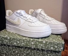 Bridal Air Force 1 Sneakers.