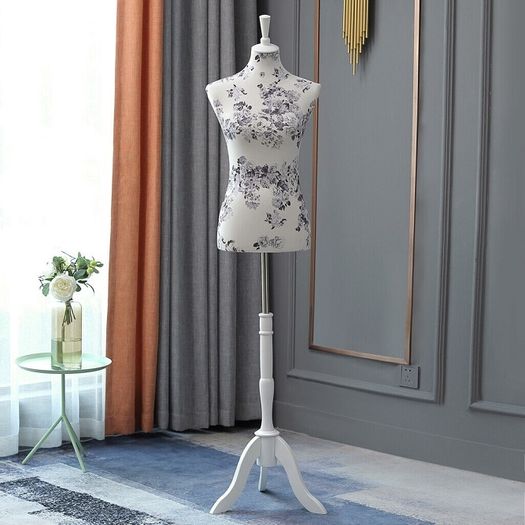 New Womens Tailors Bust Dummy (Floral A) - FREE Delivery