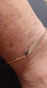 9ct gold identity bracelet CLEARANCE PRICE