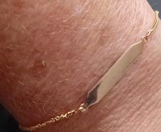 9ct gold identity bracelet CLEARANCE PRICE