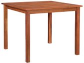 Garden Table 85x85x74 cm Solid Acacia Wood