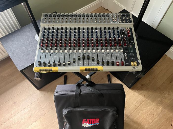 Peavey PA System - Mixing Desk, Amp, Tops and Subs