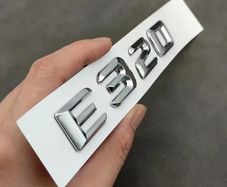 1pc 3D ABS Chrome Suitable for Mercedes Benz E200 E220 E300