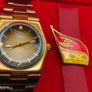 Vintage Glashutte - Special Edition - full set with: watch, original box, pin, and plague Image 5