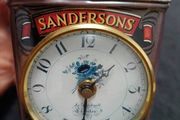Vintage Sandersons English Breakfast Tea Clock by Roger Lascelles England