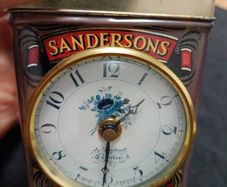Vintage Sandersons English Breakfast Tea Clock by Roger Lascelles England
