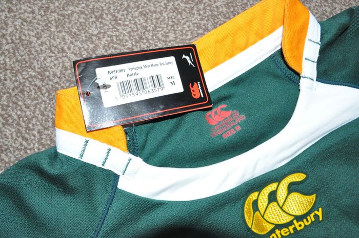 Springboks South Africa Player Fit Rugby Jersey Shirt 2009 Lions Series Rare New Free Post