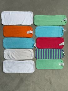 TotsBots Bamboo Nappy Boosters 10 Pack 2 Ply
