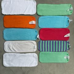 TotsBots Bamboo Nappy Boosters 10 Pack 2 Ply