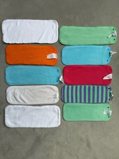 TotsBots Bamboo Nappy Boosters 10 Pack 2 Ply