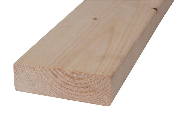7 x 2 Rough White Deal 4.2m