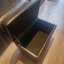 Leather Couch and stool (pull out bed) Image 2