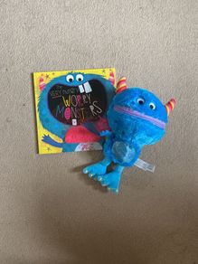 Worry monster teddy and book