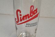 Rare Simba Beer Glass - Congo