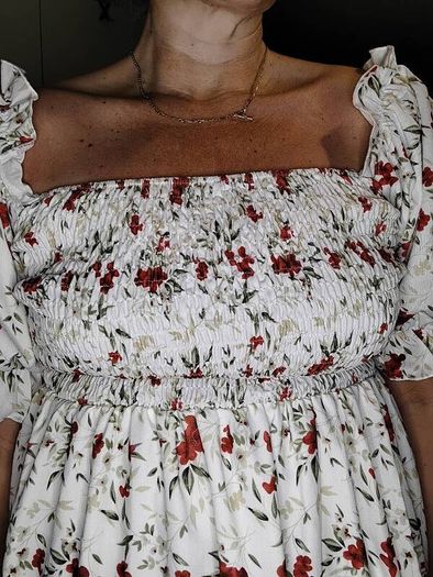 milkmaid style dress