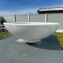 Bathroom Bowl style Sink, white Image 2
