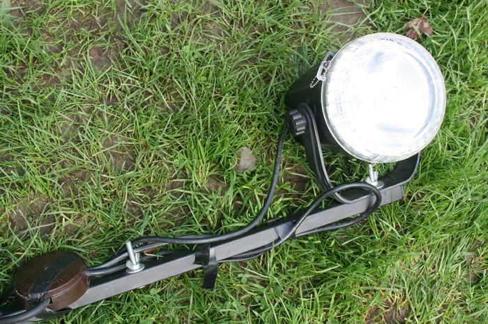 Compact Euro Light ,Flashing Light, Q-Strobe LG38 Black pro Sound