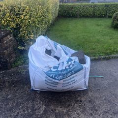 Half bag of plastering fine sand