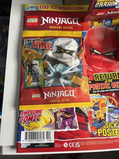 Lego Ninjago Zane minifigures