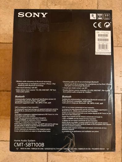 Sony CMT-SBT100B brand new never opened