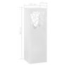 Umbrella Stand Stones Steel White Image 5