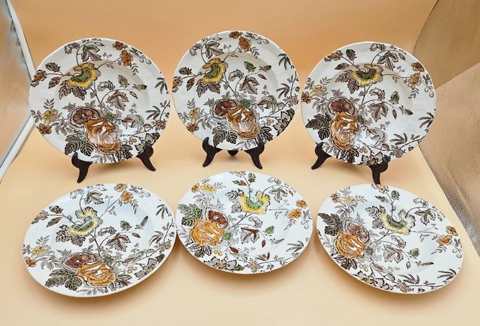 Mason's Ironstone Chantilly soup/serving plate