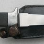 Vintage Stainless  Boot Dagger Knife Fixed Blade heavy Handle & Sheath Image 9