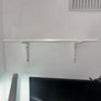 Ikea White Shelf with Brackets Image 2