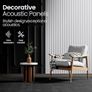 Panels Acoustic Panels 45.67X22.83 Self-Adhesive 3D Sound Absorbing Wall Panels,for Sound Absorbing, Soundproof Panels for Living Room Image 7