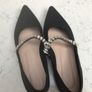 Beautiful Shoes Jewelled Ballerina Flats Size 41 Image 7
