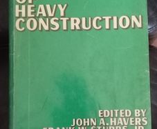 Handbook of Heavy Construction Vintage Book