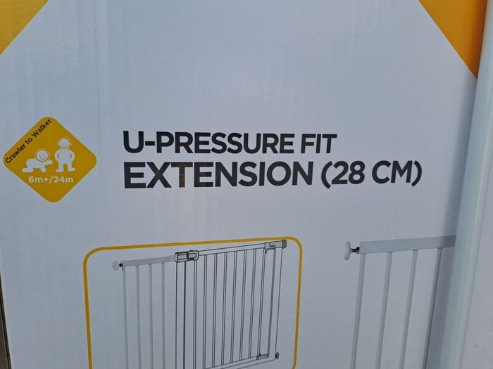 Safety 1st U Pressure Fit Gates Extension (28cm)